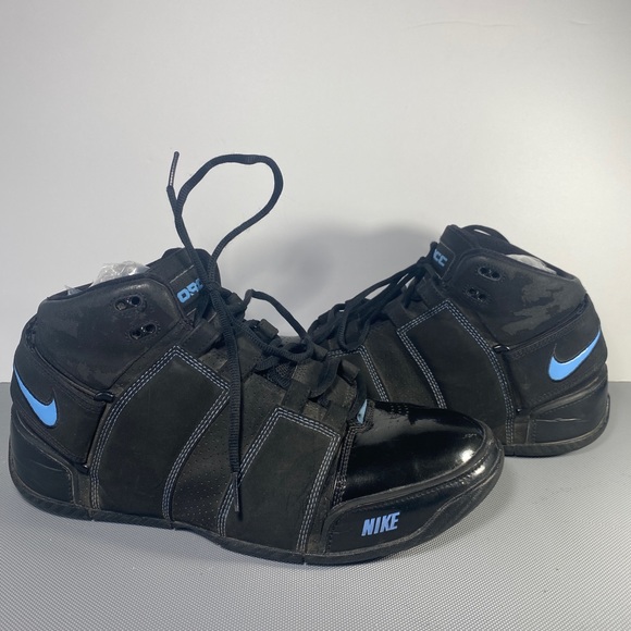 2007 NIKE AIR BELIEVE FORCE 317990-041 Mens SIZE 11.5 Patent Leather Basketball - Picture 1 of 6